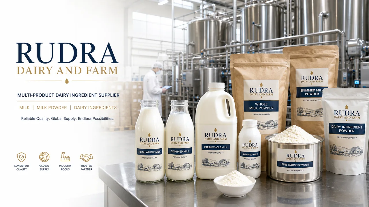 Rudra Dairy and Farm dairy products and processing facility